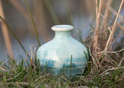 urn geschilderd landschap